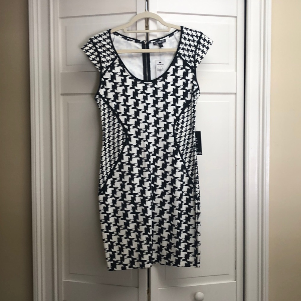 Houndstooth dress